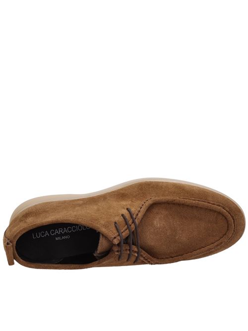 Suede lace-ups LUCA CARACCIOLO | ING20 CAM.CUOIO